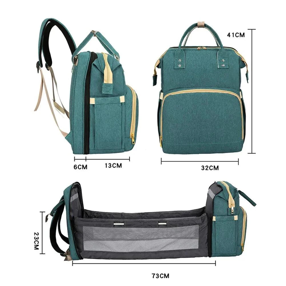 All-in-One Stroller Diaper Backpack