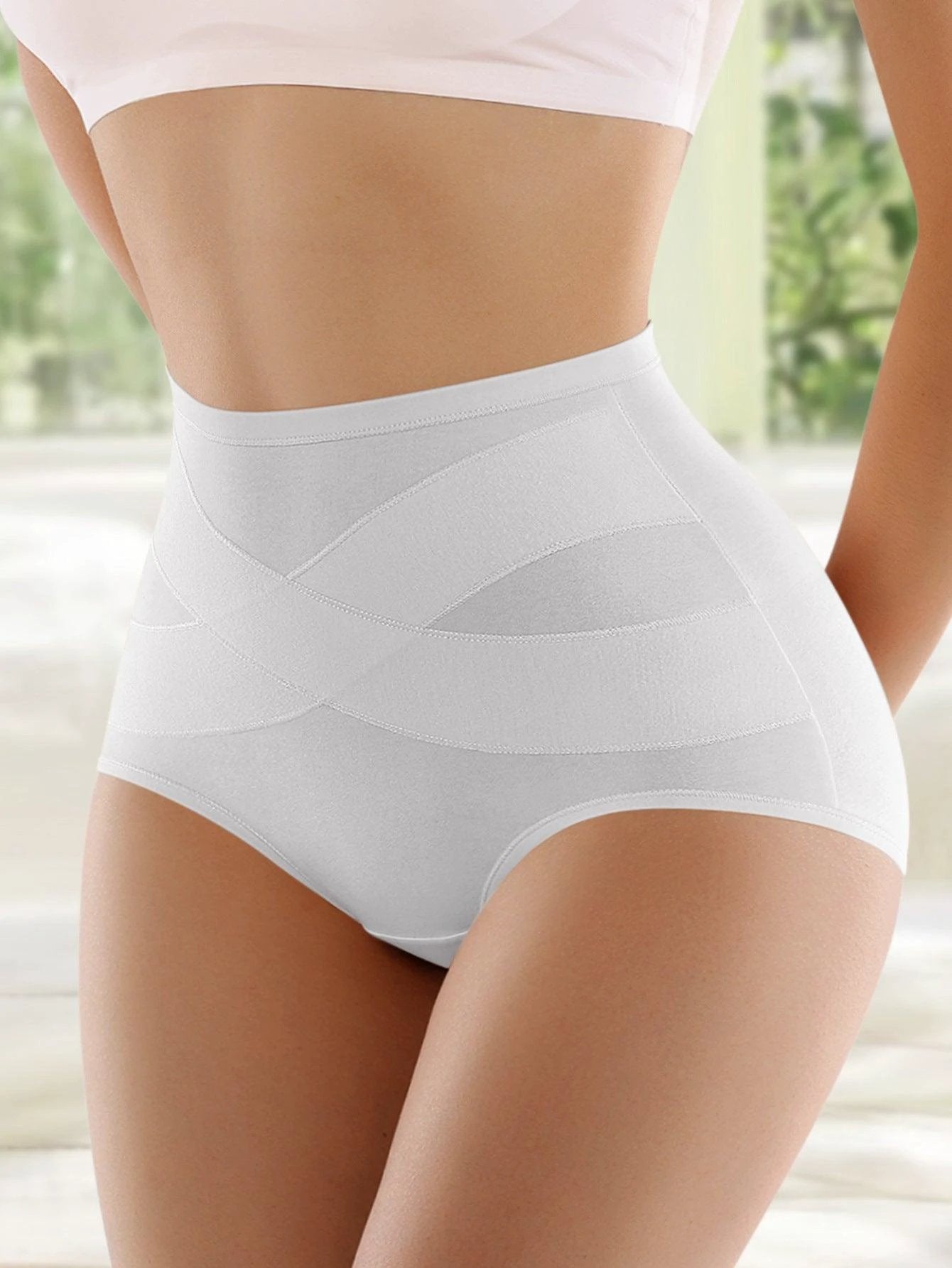 High Waist Shaping Briefs for Confident Curves - Large Size Ladies’ Underwear