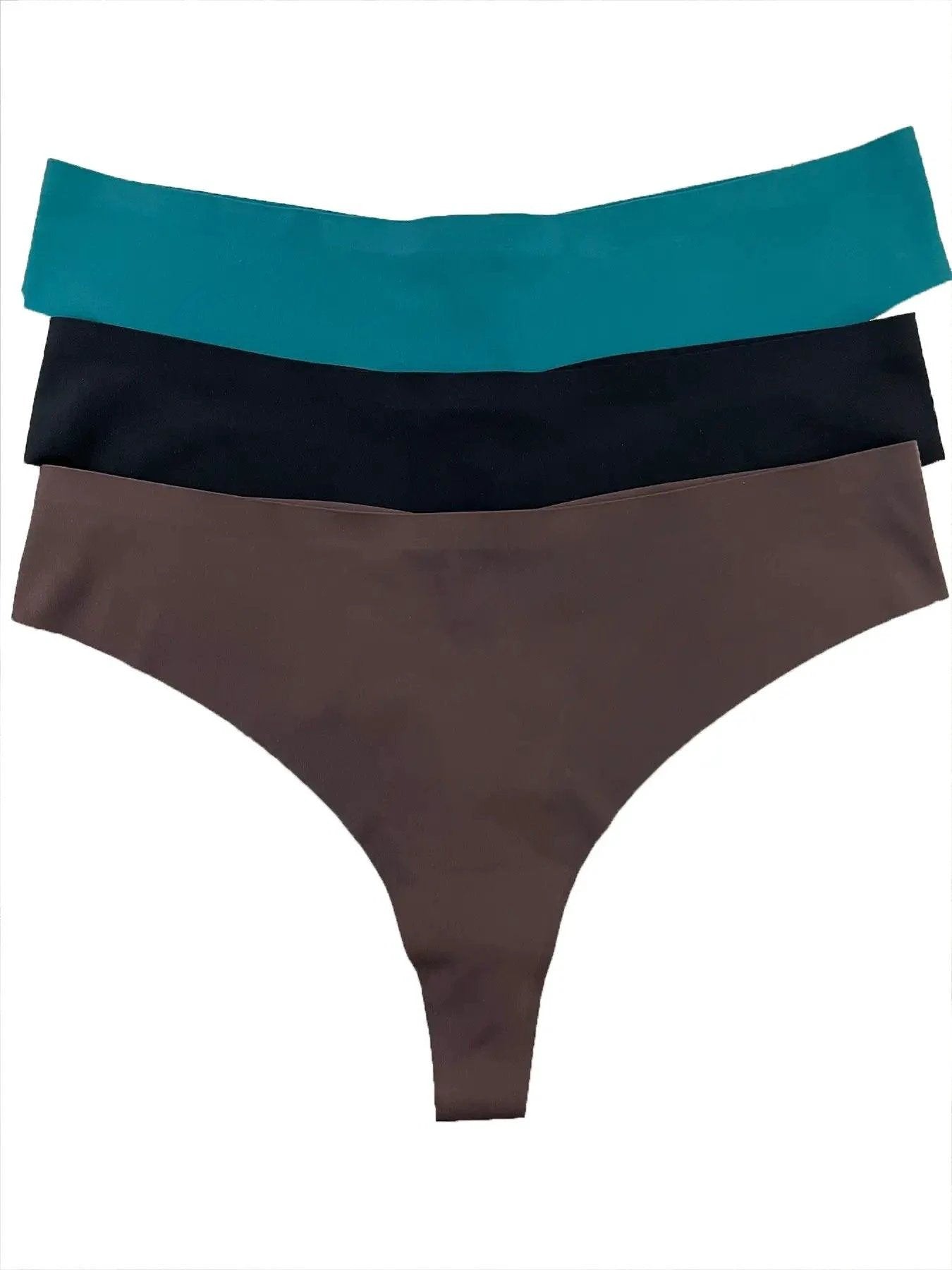 Ice Silk G-String Thong Set for Women | Seamless Low-Waist with Hollow Out T-Back Design | Confidently Sexy Lingerie