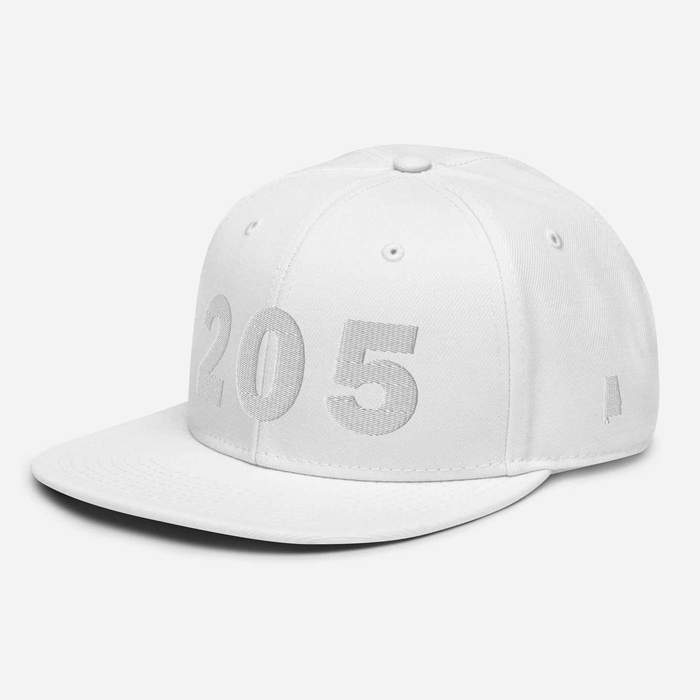 205 Area Code Snapback Hat