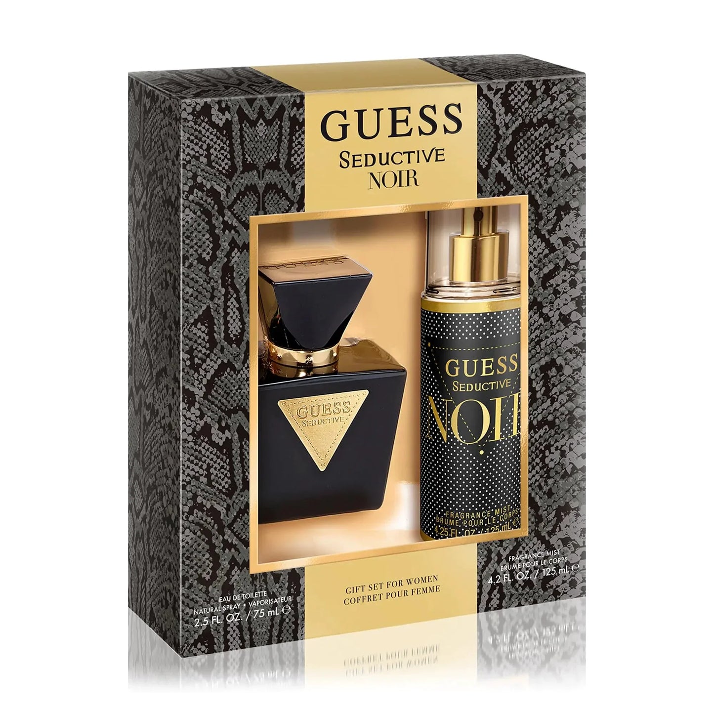 GUESS Seductive Noir Women's Fragrance Set (2.5 oz EDT + 4.2 oz Mist)