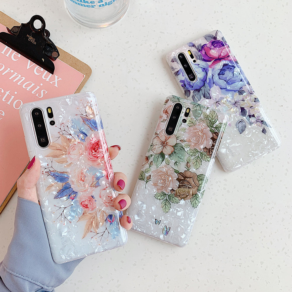 Suitable For Samsung Galaxy S21 Ult S20 S10E S10 S9 S8 Plus Retro Flower Phone Case