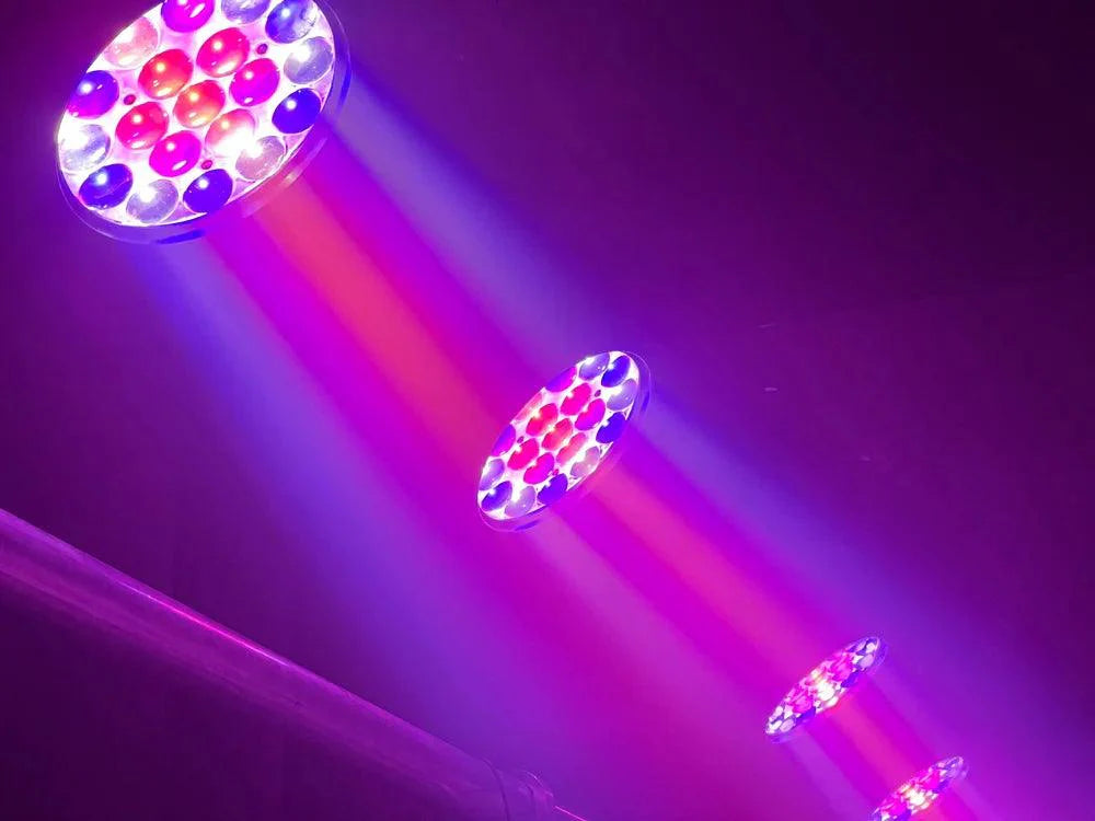 19x15W RGBW 4in1 Beam Wash Zoom Circle Control LED Moving Head Light Professional Machine DMX512 DJ Bar Stage Lights Effect