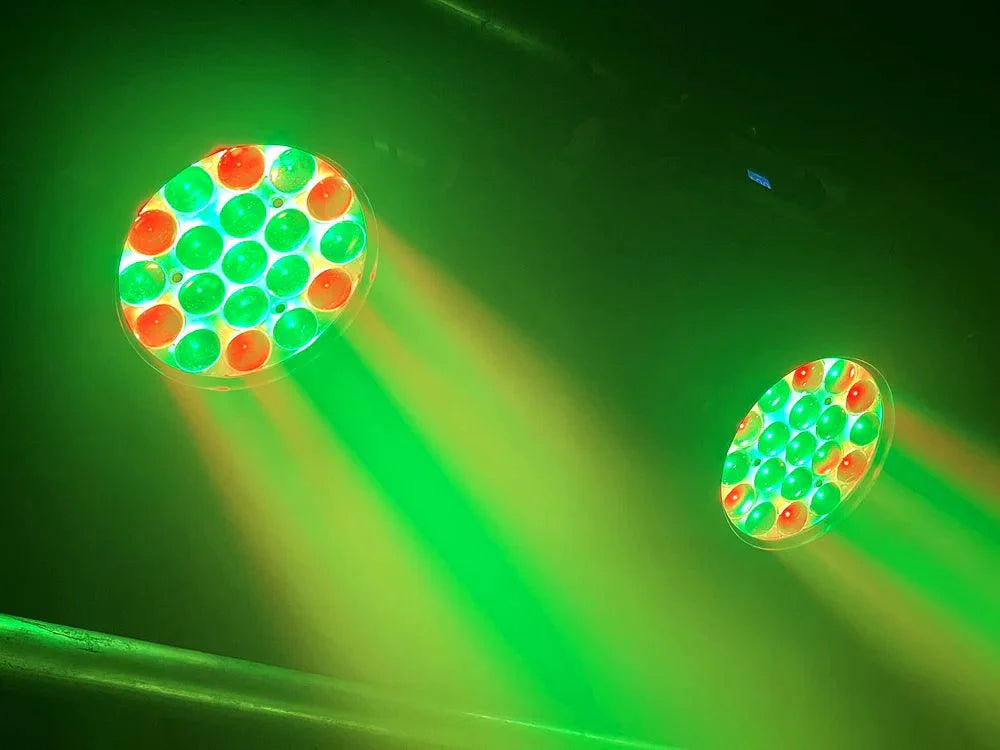 19x15W RGBW 4in1 Beam Wash Zoom Circle Control LED Moving Head Light Professional Machine DMX512 DJ Bar Stage Lights Effect
