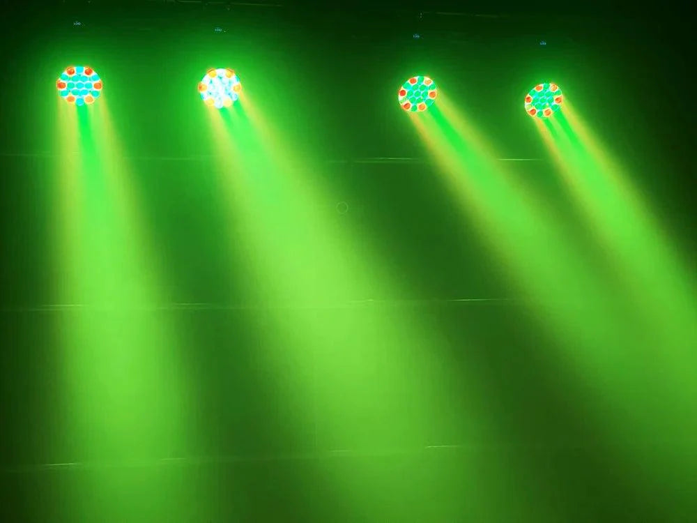 19x15W RGBW 4in1 Beam Wash Zoom Circle Control LED Moving Head Light Professional Machine DMX512 DJ Bar Stage Lights Effect