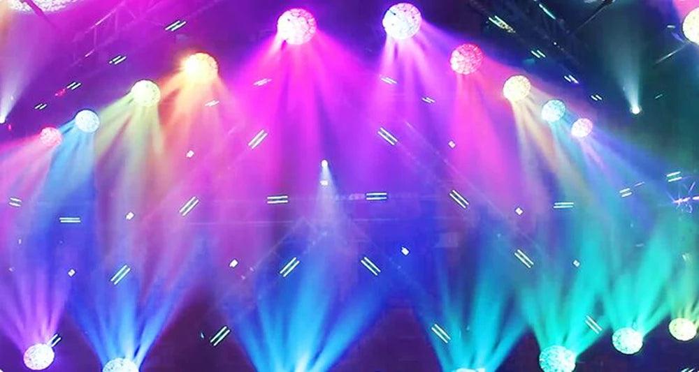 19x15W RGBW 4in1 Beam Wash Zoom Circle Control LED Moving Head Light Professional Machine DMX512 DJ Bar Stage Lights Effect
