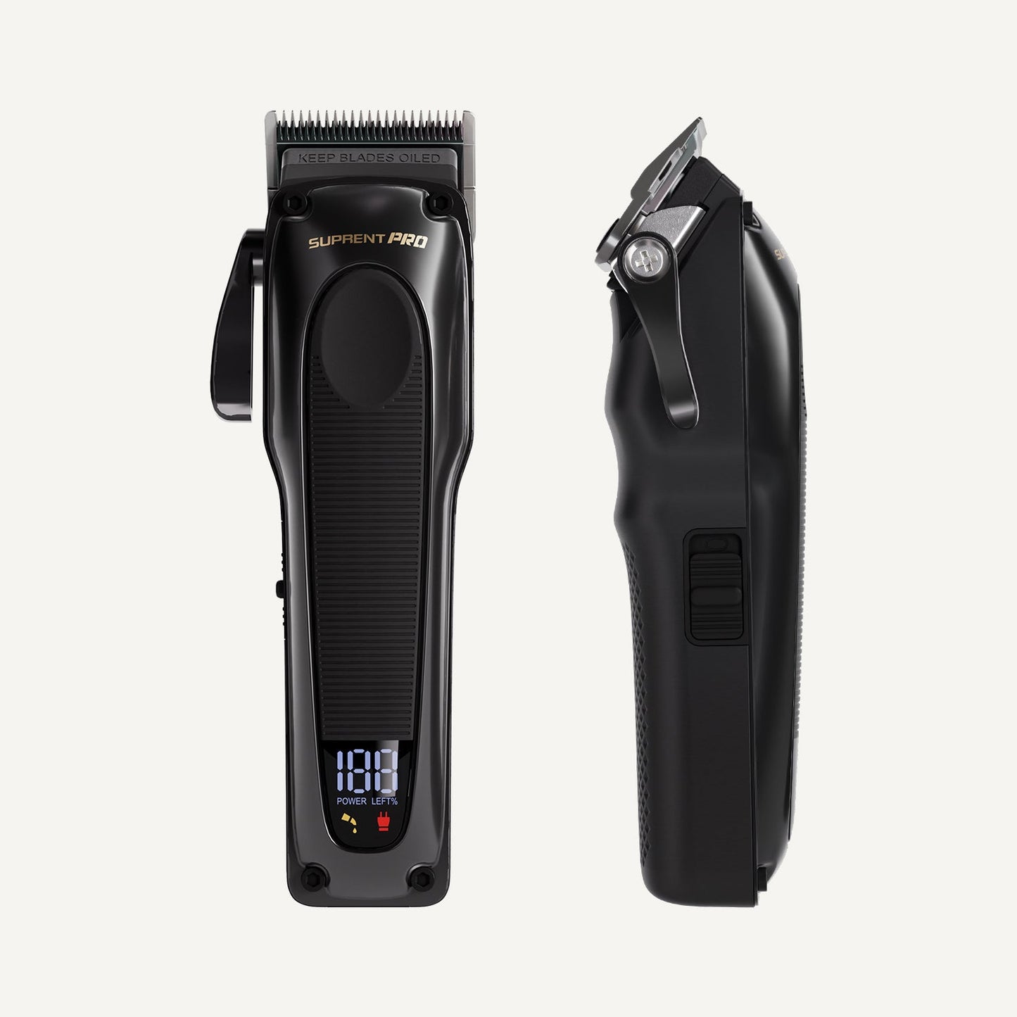 The Black Obsidian Professional Clipper and Trimmer Set - HC776BX