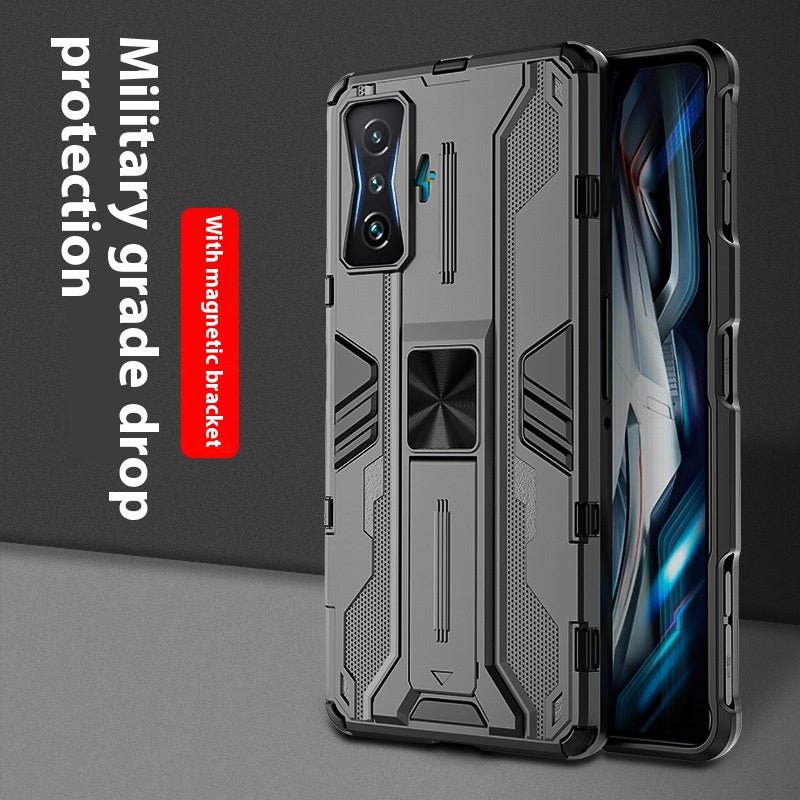 All-inclusive Phone Case Hard Shell Men's Car Magnetic Integrated Support