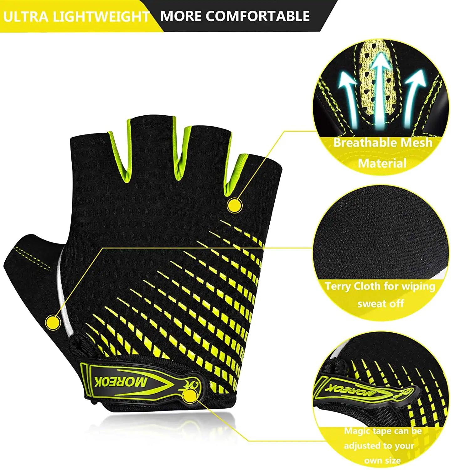 RideGuard Half Finger Cycling Gloves