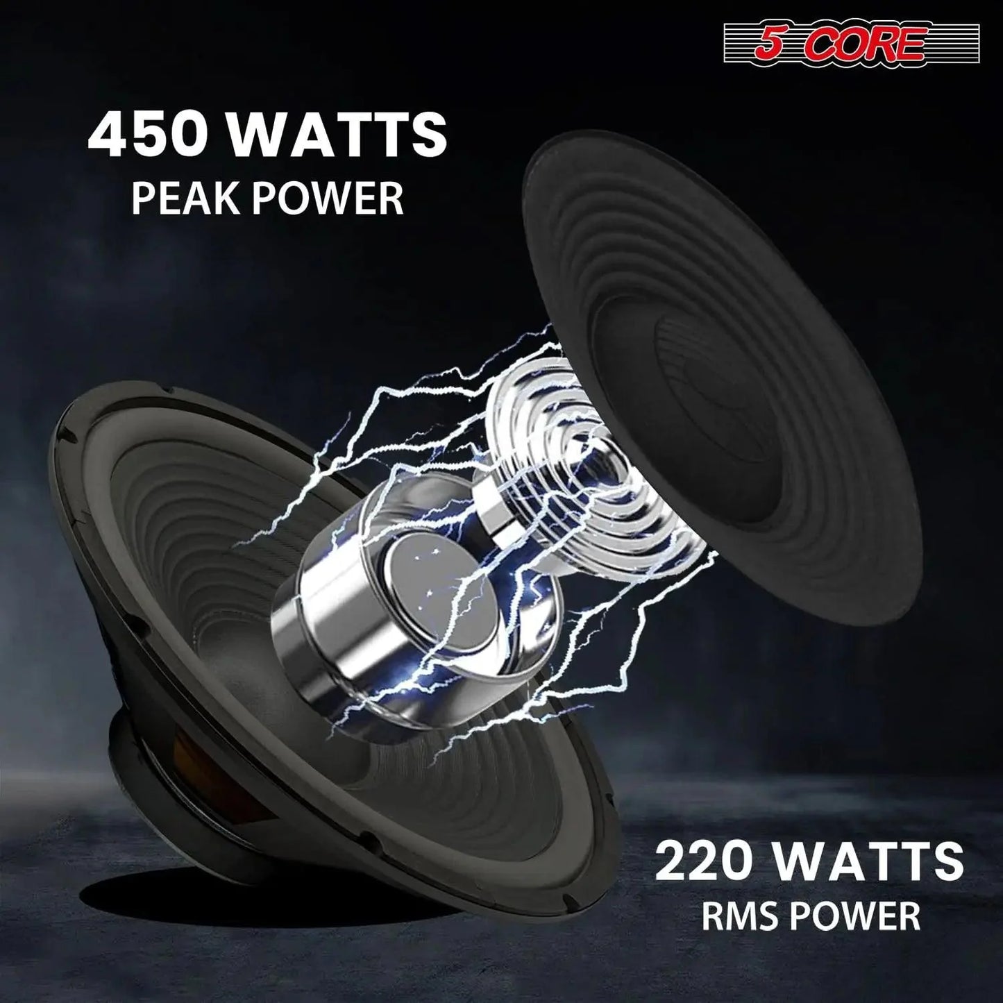 5Core Max Bass 15 Inch Subwoofer 450W 4Ohm