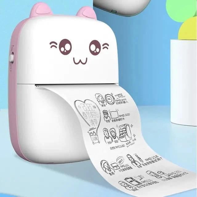Mini Printer Portable Mini Bluetooth WiFi New Wrong Printer Mobile Phone Photo Title Note Hot Print Pocket Student Error Label Printer