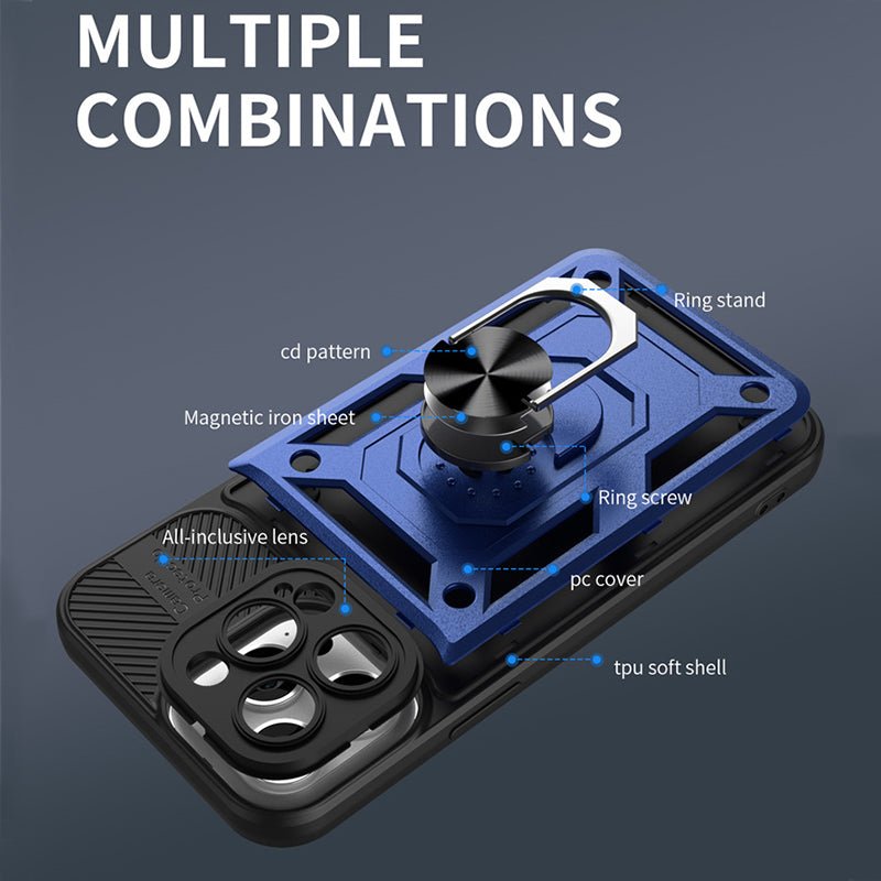Military Shockproof Camera Lens Protection Phone Case