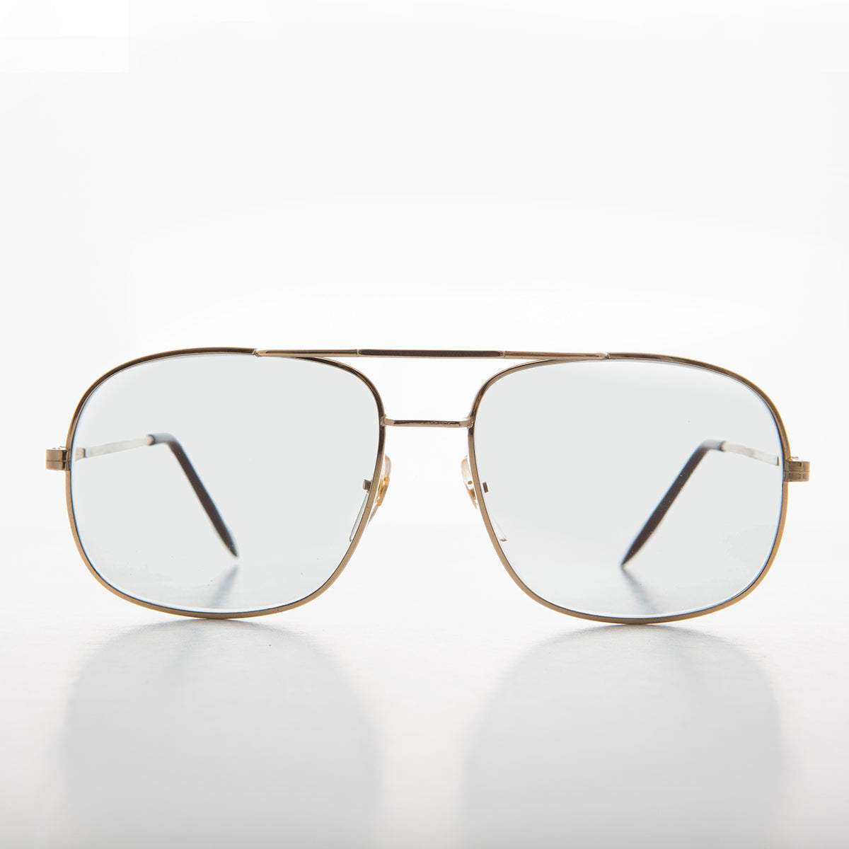 Vintage Aviator Sunglass with Glass Transition Lenses - Bandit