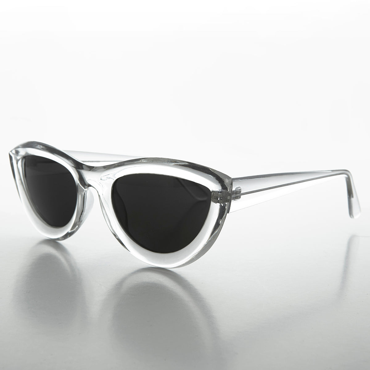 Rare Oversized Mod Cat Eye Chunky Sunglass - Big Momma