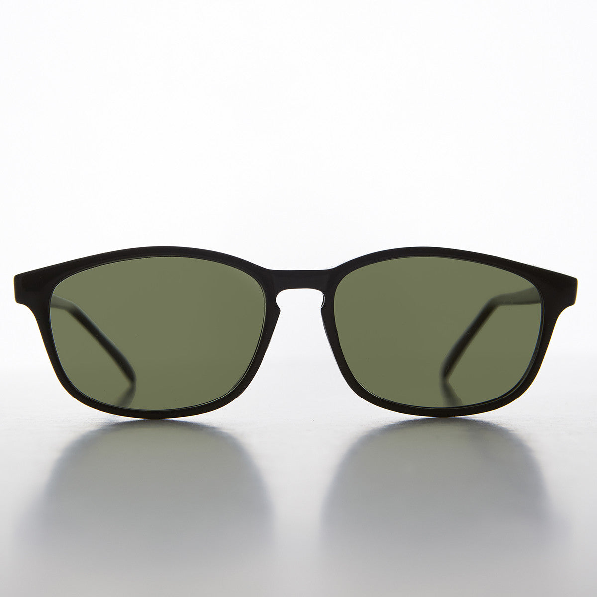 Classic Square Sunglass with Keyhole Bridge - Blake