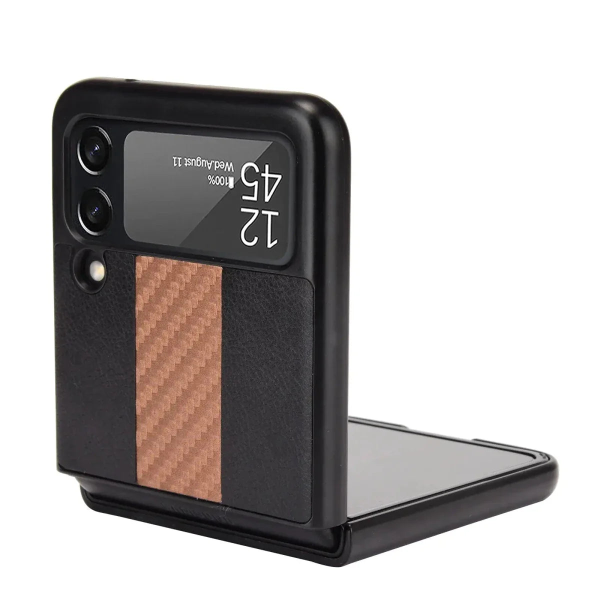 Samsung Z Flip 3 5G Leather Folding Case