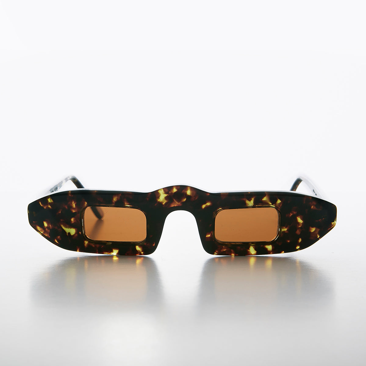 Tortoiseshell Polarized Steampunk Sunglass - Hitomi