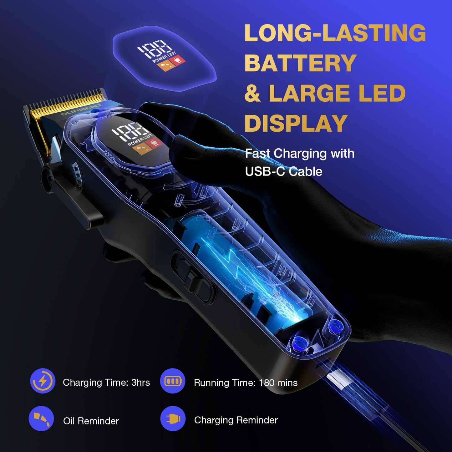 The Black Scorpion Clipper and Trimmer Set - HC226BX
