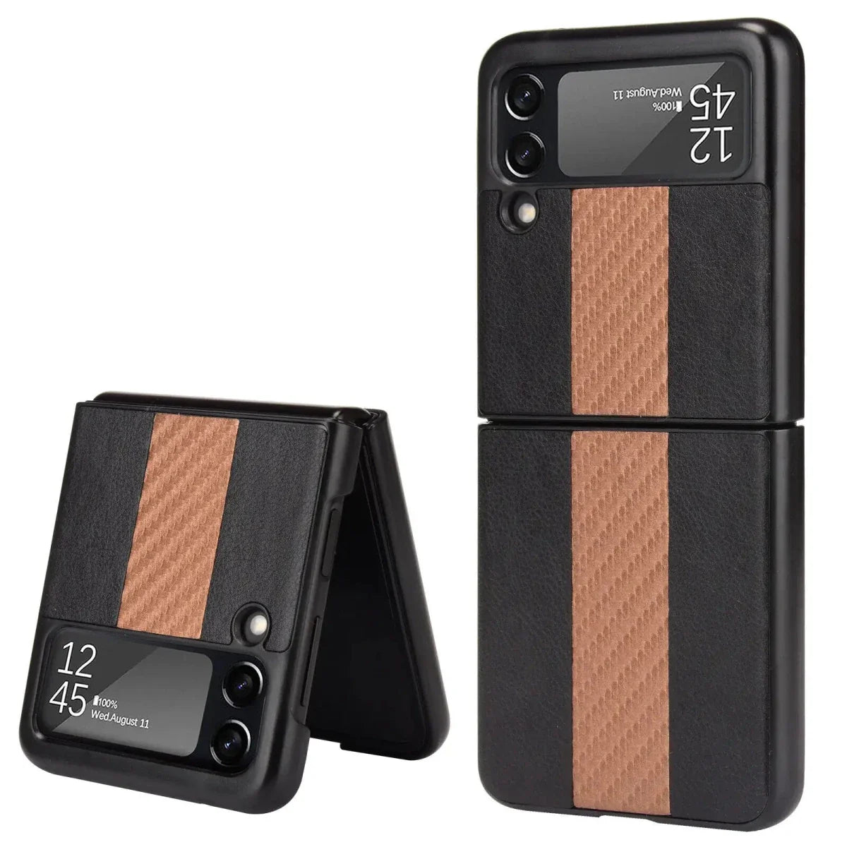 Samsung Z Flip 3 5G Leather Folding Case