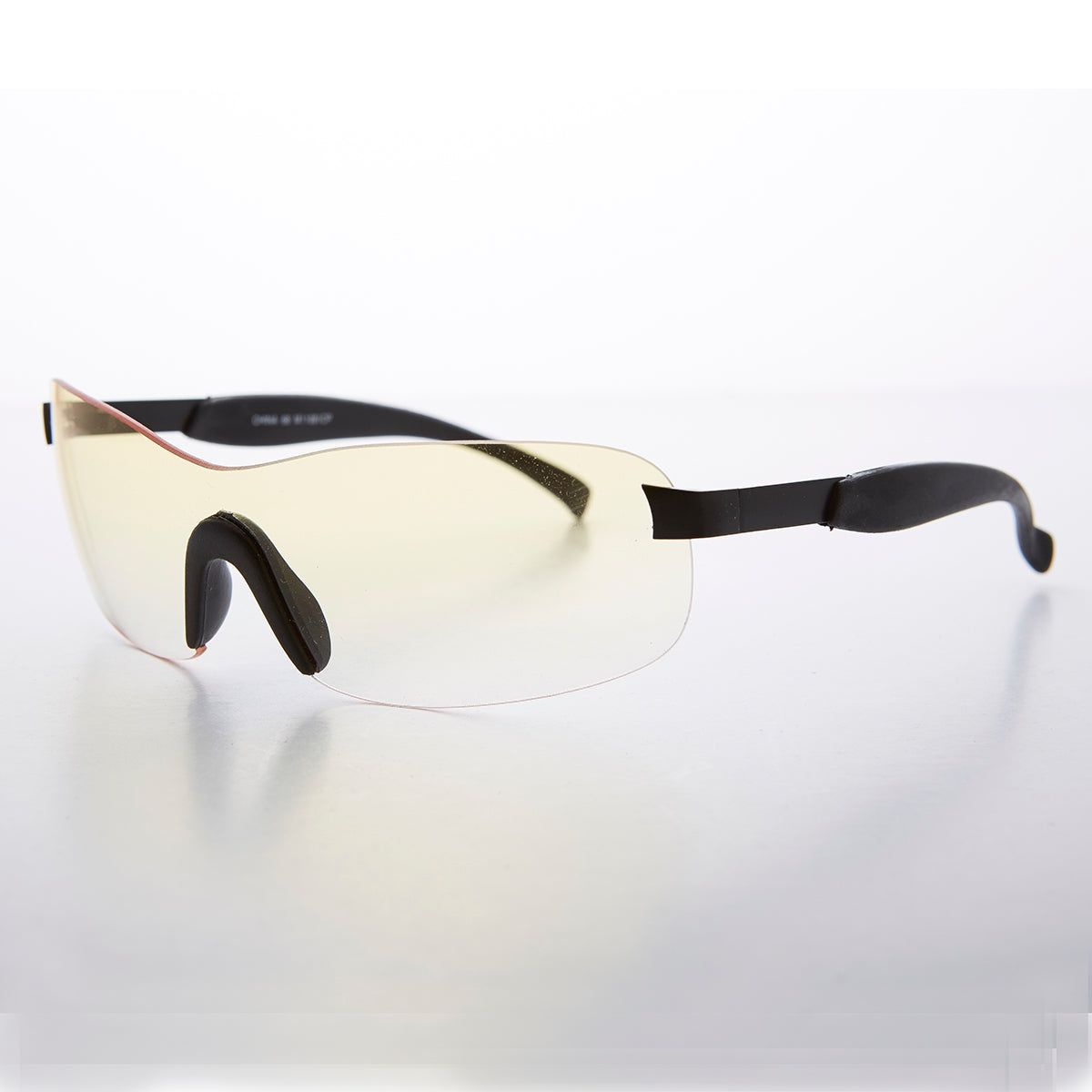Y2K Wrap Shield Rimless Vintage Sunglass - Lance