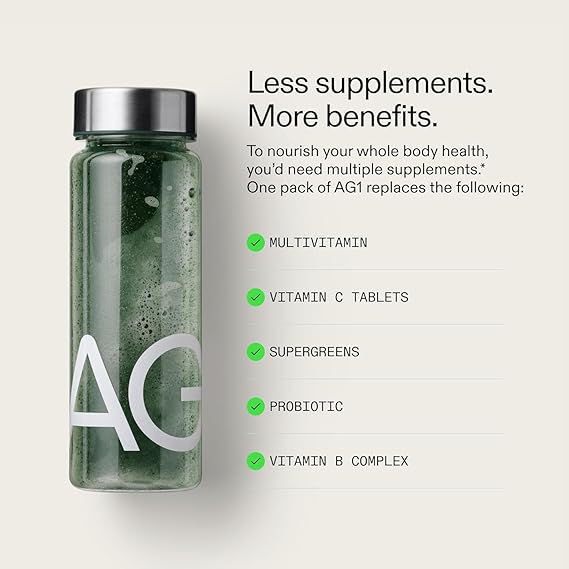 AG1 Athletic Greens 12.7 oz 360g Powder Supplement pack of 2