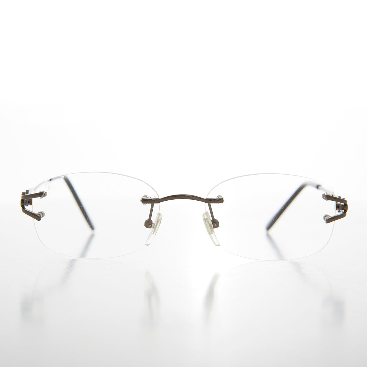 Rimless Readers with Metal Temples - Nicky