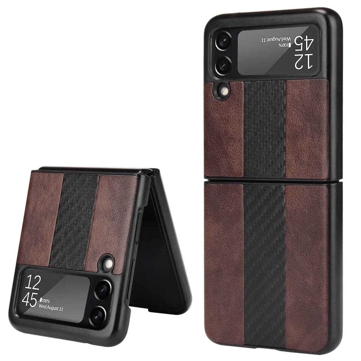 Samsung Z Flip 3 5G Leather Folding Case