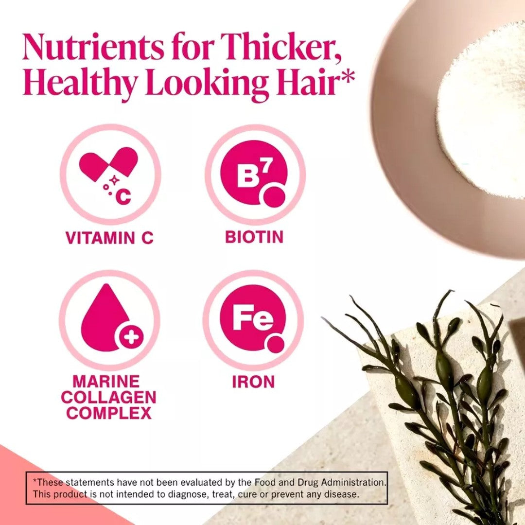 Viviscal Women's Hair Growth Supplement | 180 Tablets | Clinically Proven Formula with Biotin & Marine Extracts for Thicker, Fuller Hair