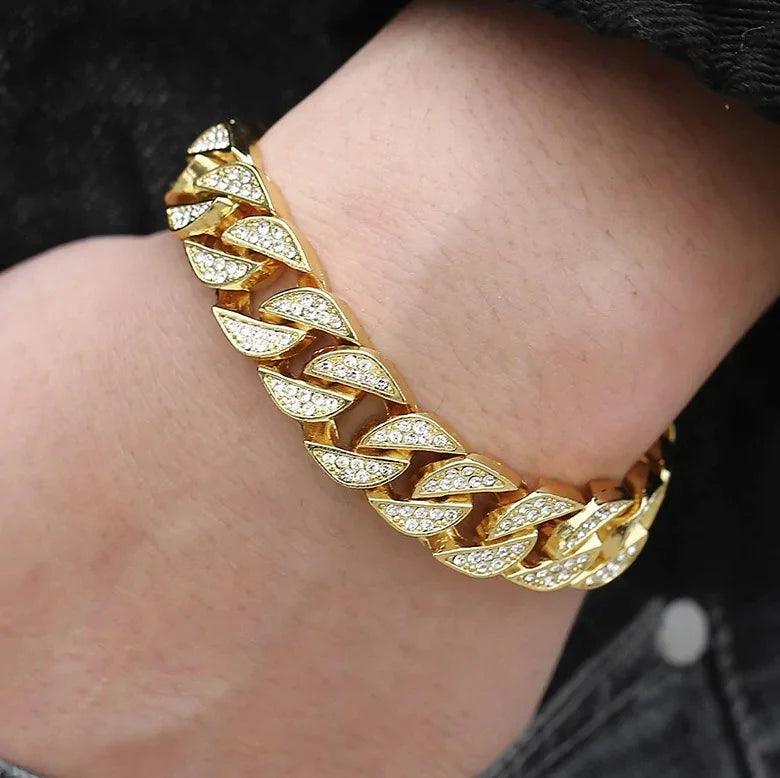 Men's Luxe Gold Chain Bracelet