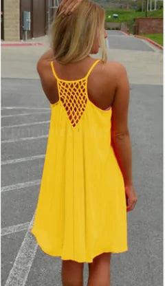 Seaside Dream Chiffon Sundress - Effortless Elegance for Sunny Days