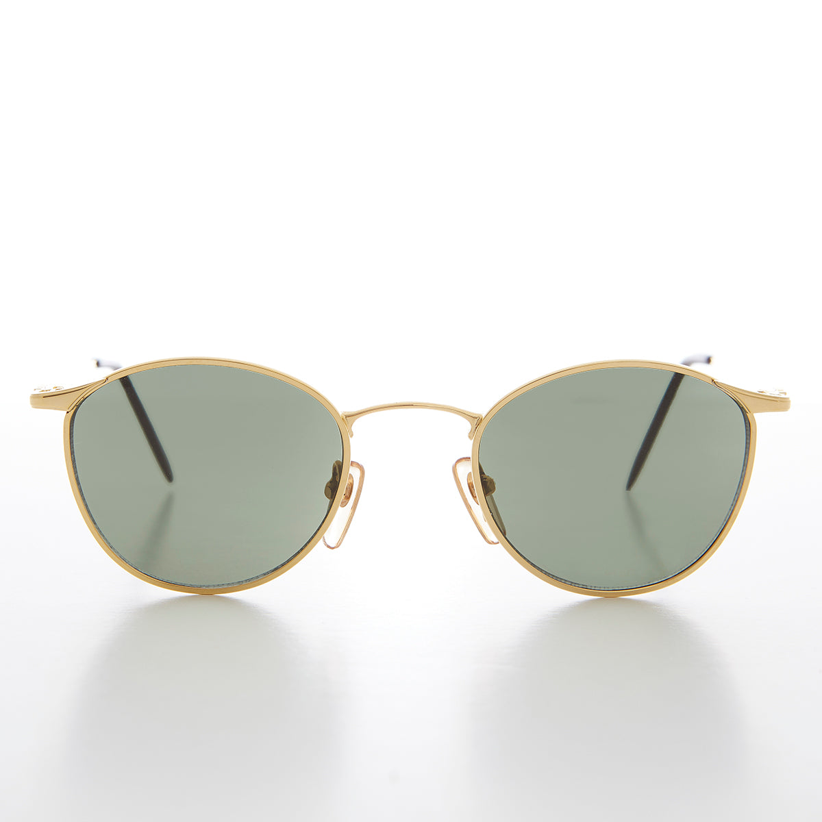 Round Metal Polo Schoolboy Classic Vintage Sunglass - Rory
