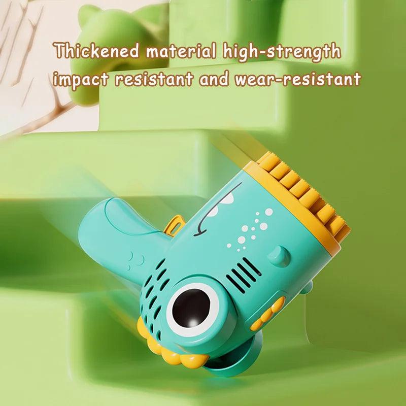 40 Hole Dinosaur Bubble Handheld Bubble Machine Electric Bubble Gun Outdoor Wedding Party Toy