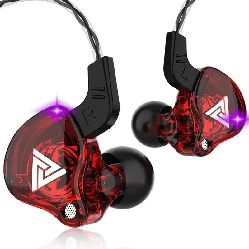QKZ AK6 HiFi Wired Earphones - Copper Driver with Microphone