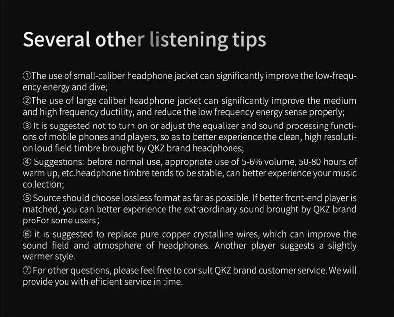 QKZ AK6 HiFi Wired Earphones - Copper Driver with Microphone