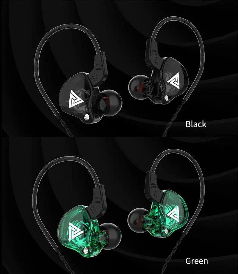 QKZ AK6 HiFi Wired Earphones - Copper Driver with Microphone