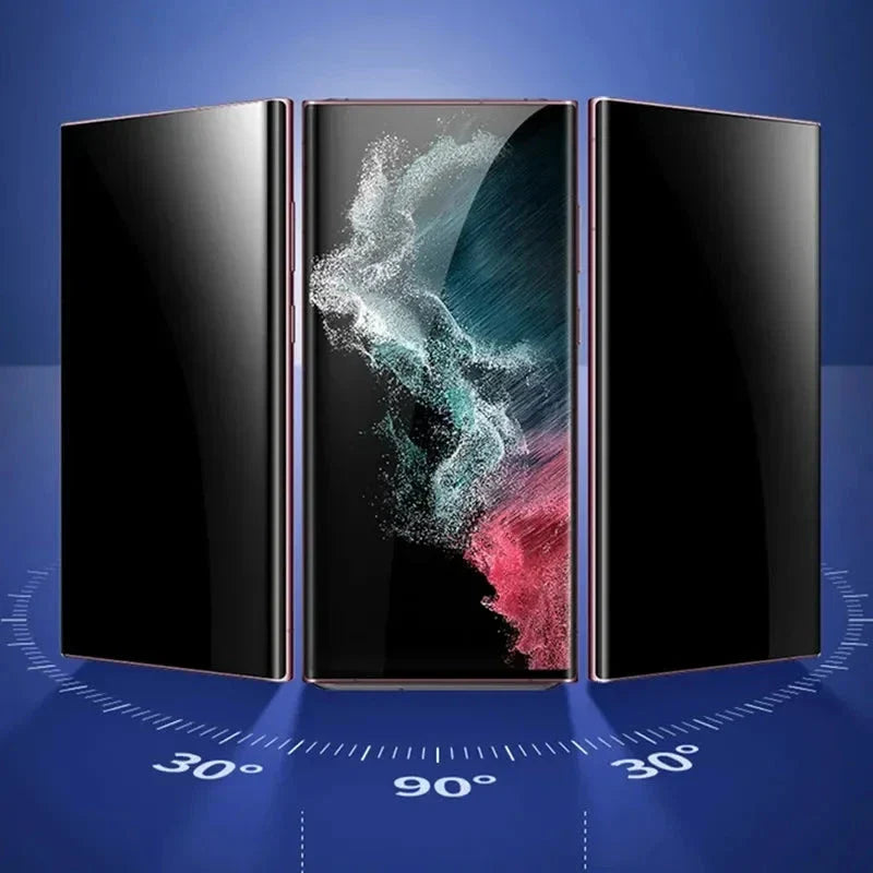 Arvin Matte Ceramic Privacy Screen Protector For Samsung Galaxy Series 3 Pack Anti Spy