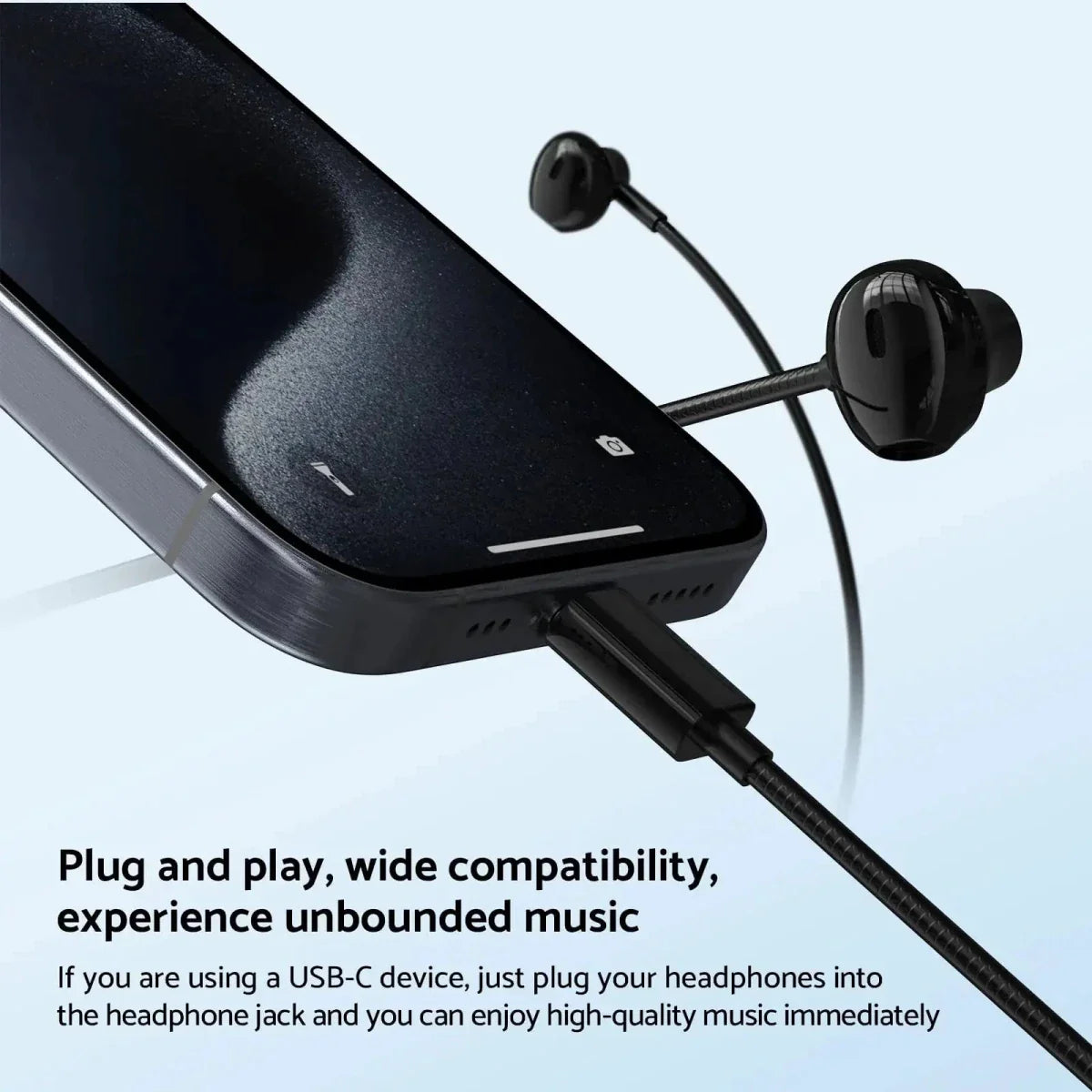 For Samsung Headphones HiFi Surround Sound In-ear USB Type C 3.5mm With wire control Wired Earplugs For Galaxy S24 S23 S22 Ultra