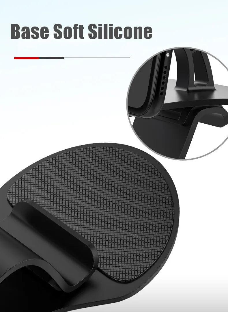 360 Rotatable Car Phone Holder Universal Cell Phone Stands Car Rack Dashboard Support for Auto Grip Mobile Phone Fixed Bracket