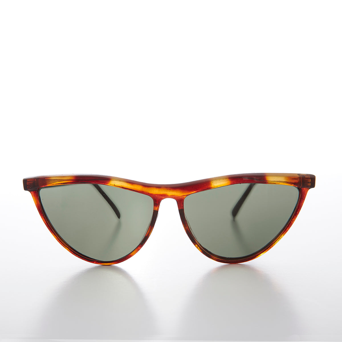 Thin Pointed Tip Vintage Cat Eye Sunglass - Tiff