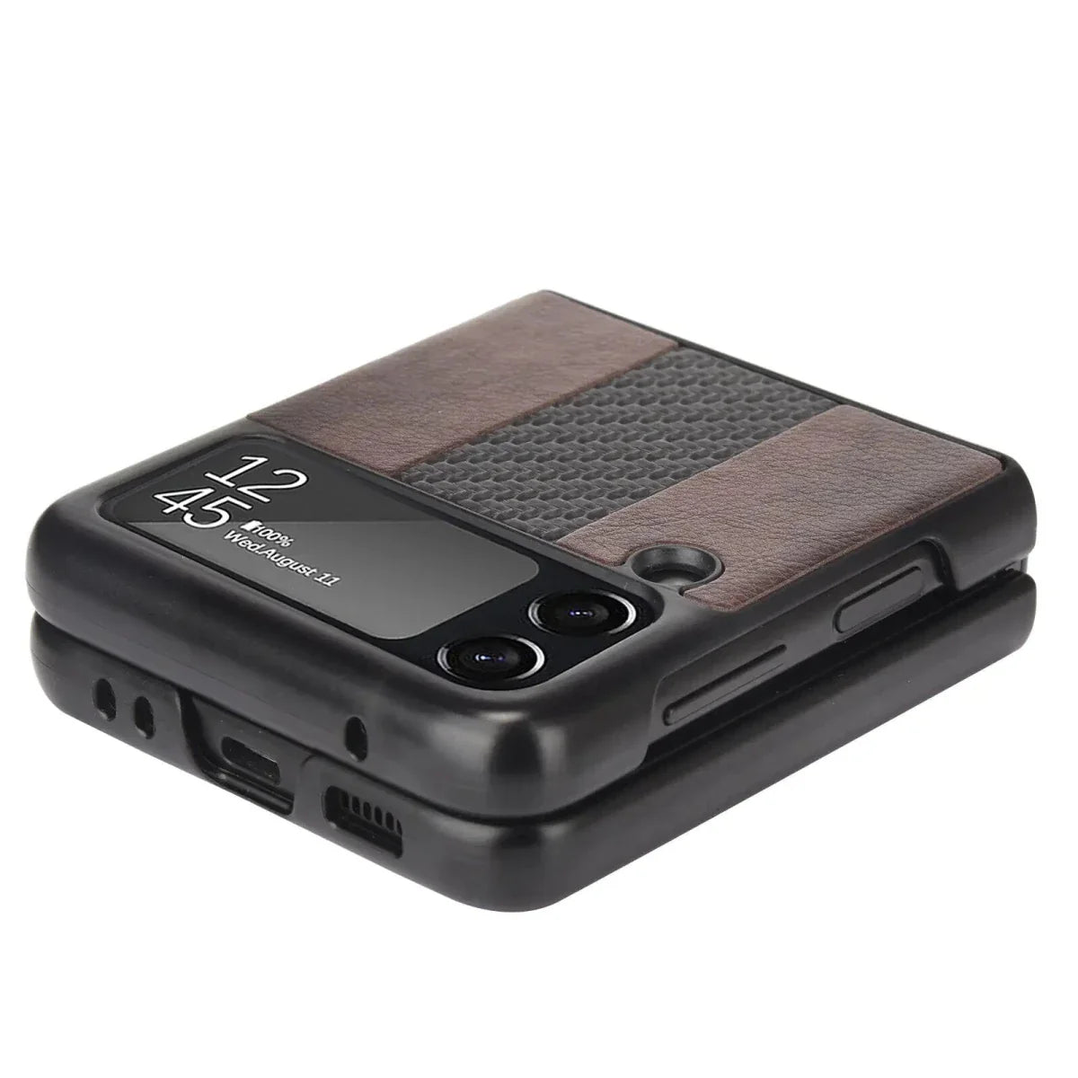 Samsung Z Flip 3 5G Leather Folding Case