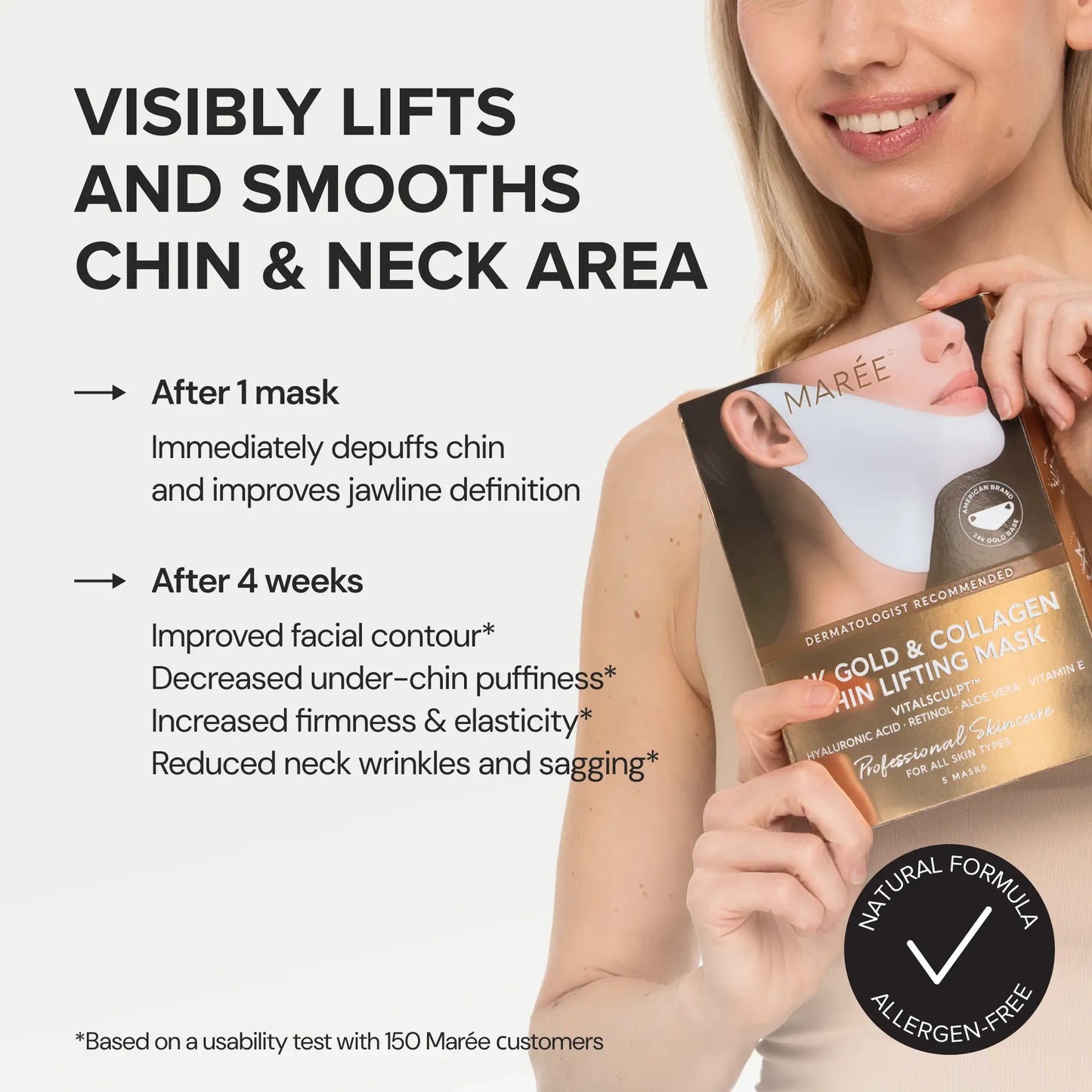 24K Gold V-Line Lifting Mask