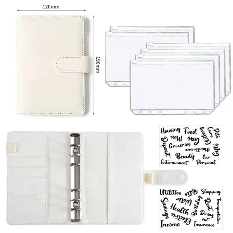 A6 Deluxe Leather Finance Organizer