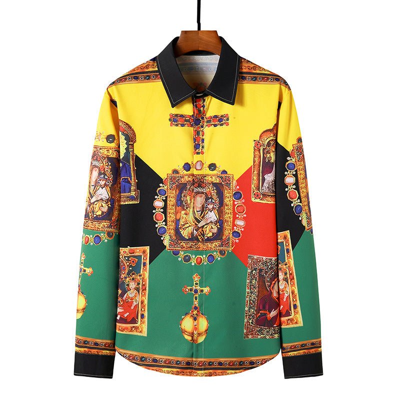 Men's Shirts New Arrivals Men's Printed Shirts Ouma Court Style Printed Shirts