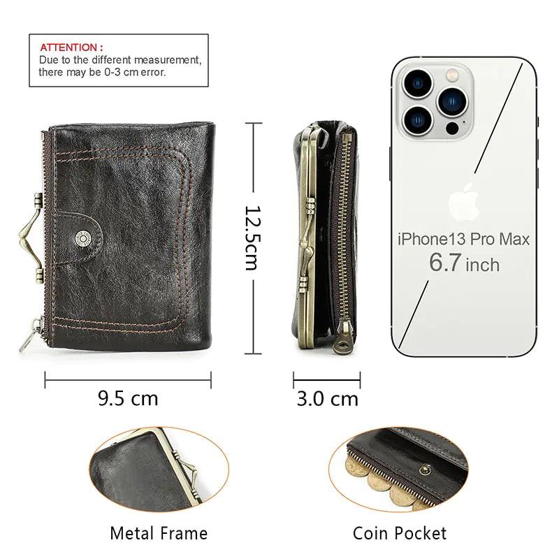 Authentic Leather Ladies' Wallet