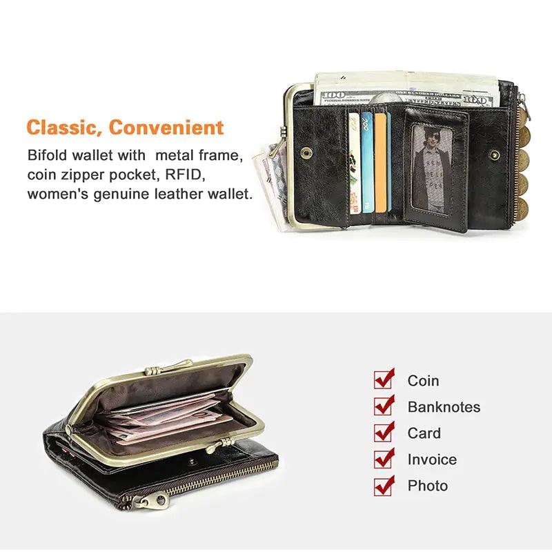 Authentic Leather Ladies' Wallet