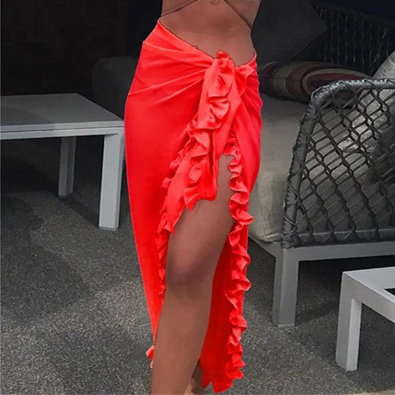 Chiffon Beach Wrap Ensemble