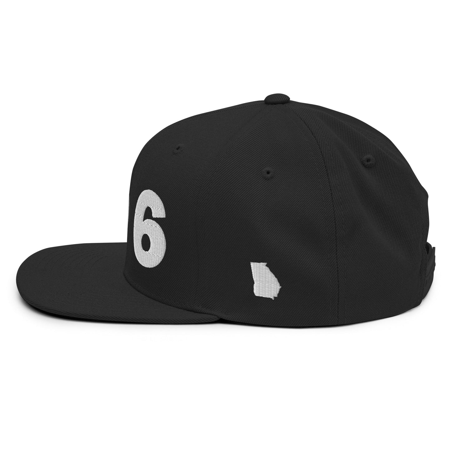 706 Area Code Snapback Hat