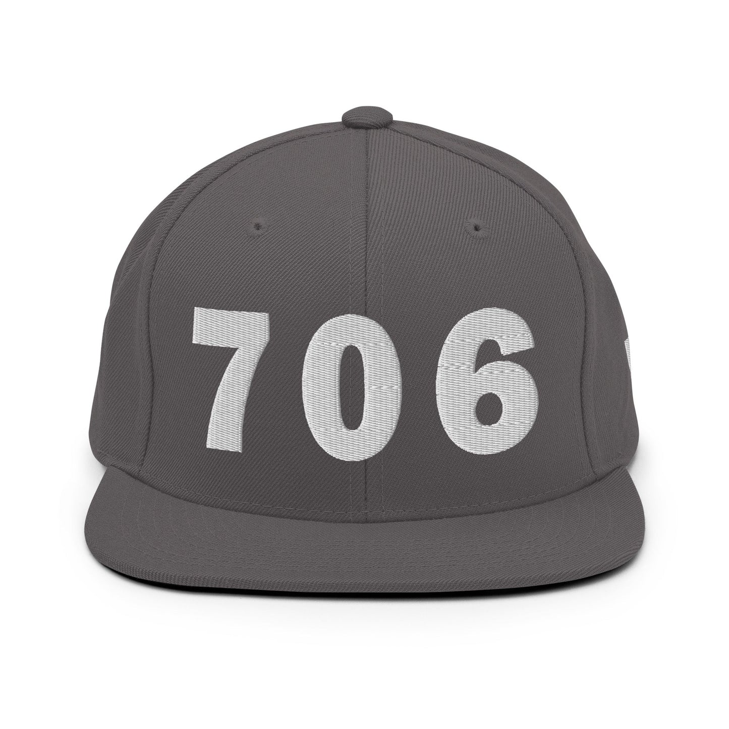 706 Area Code Snapback Hat