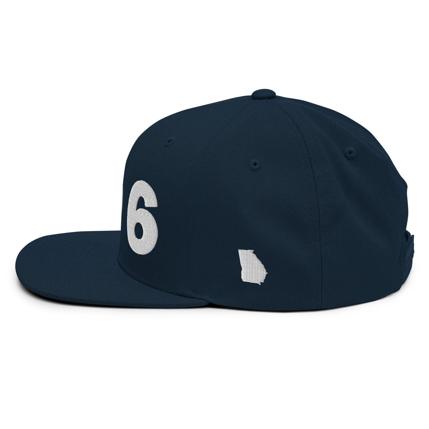 706 Area Code Snapback Hat
