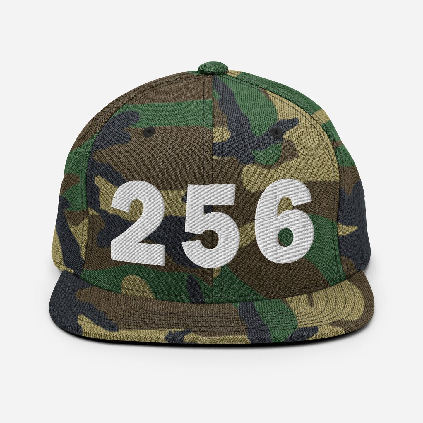 256 Area Code Snapback Hat
